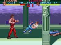 une photo d'Ã©cran de Final Fight sur Nintendo Super Nes